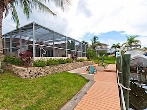 Captains walk and boat dock