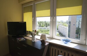 Blick von der Unterkunft