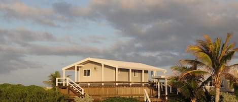 Cottage viewed from road.