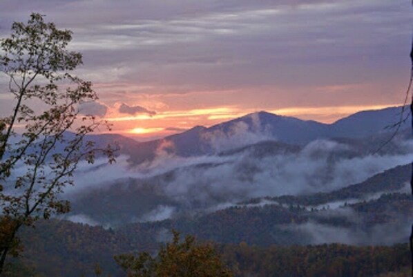 View on the way to the Two Buck on Davis Creek Road - NC Side