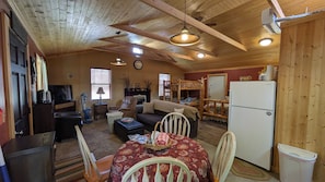 view from kitchen area