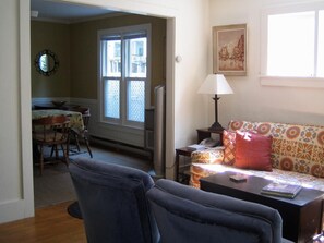 Downstairs living & dining rooms