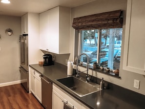 Fully stocked kitchen