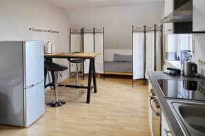 Auf Wunsch separates Bett