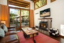 Fireside Resort Cabin - Enjoy Flat Screen TVs in Bedroom and Living Room