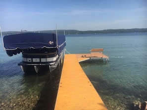 Our dock that you can fish off of.