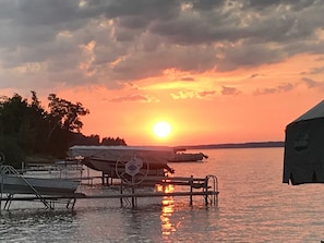 Beautiful sunsets on Crystal Lake