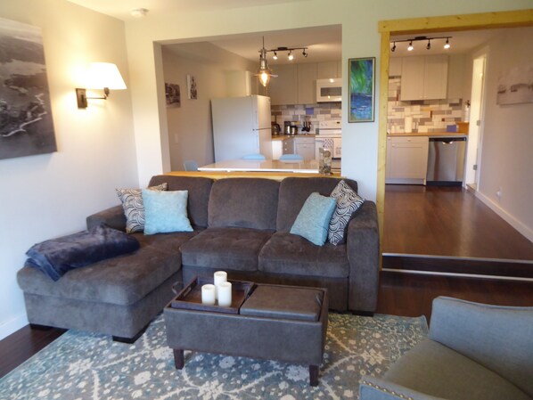 Living room and kitchen 