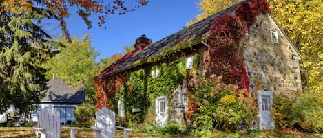 the house in fall