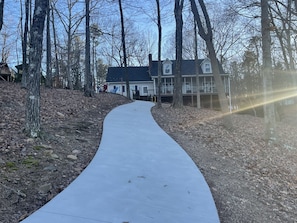 paved cart path
