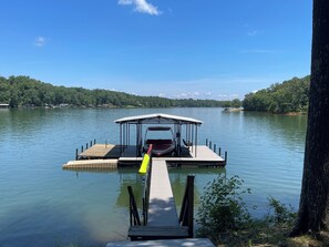 We have added a sun deck and a jet ski ramp. 
