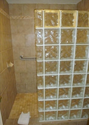 Glass-wall shower