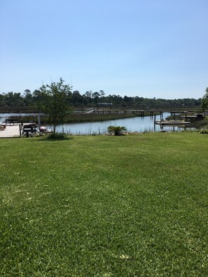 Private fishing Dock.