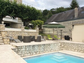 Vue sur piscine