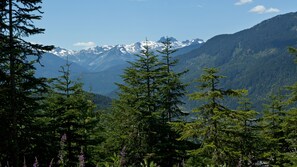 Take in the spectacular mountain backdrop