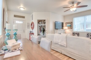 Dining Area with Garage Door