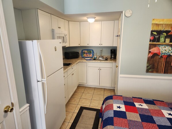 New Tile Floor and New Kitchenette 