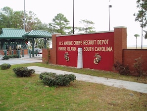 Main Gate Parris Island - Where We make Marines!