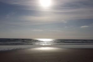 Baylys Beach at sunset