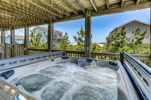 Hot Tub located on Mid-Level Deck