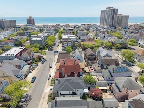 UPDATED IMAGE! Drove view- 2 blocks to the beach