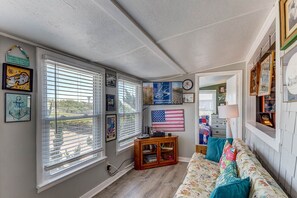 Living Area with Deck Access