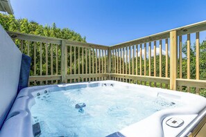 Hot Tub located on Top-Level Deck