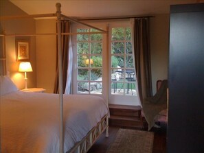Room with view of backyard