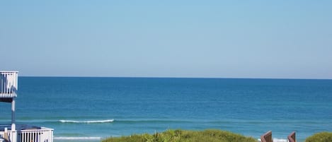 Beautiful view of the Gulf looking from Barrier Dunes.