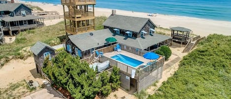 Aerial View of The Beach House