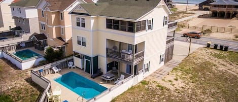 Aerial View of Sandy Toes