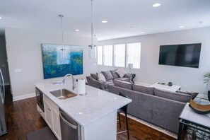 Living Room and Counter Space