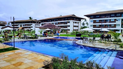 Beira-Mar. Flat Térreo. Novo. Cupe Beach Living  (2qt e 2wc) Porto de Galinhas. 