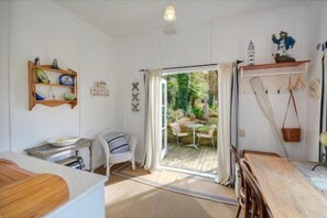 Kitchen view to private garden.