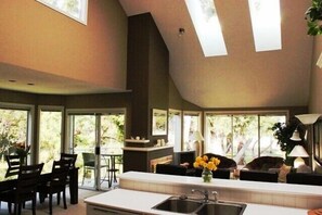 Great Room with gas fireplace