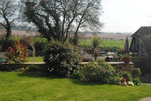 Garden and patio