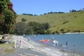 The beach just 50 metres down from your cottage