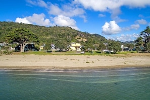Location as seen from the Waiwera River Estuar