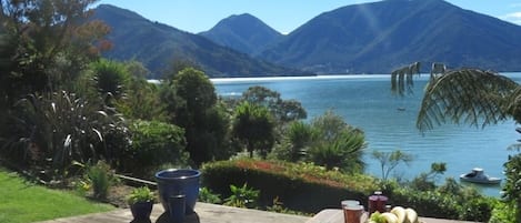 Morning tea on the deck