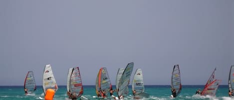 Windsurfing on Sotavento Beach