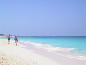 The beach awaits