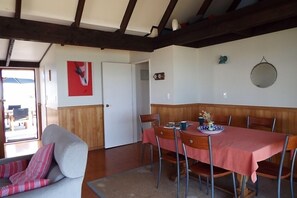 Dining area in the open plan living