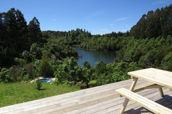 Deck and Lake
