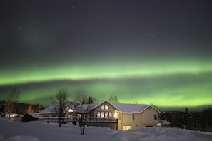 aurora view from backyard