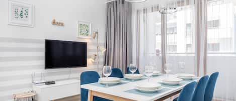 Apartment Wojska Polskiego 16D / 6 in Swinemünde, Wohnzimmer