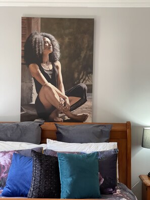 Rimu room Painting by local artist Rebekah Codlin (Charlie)