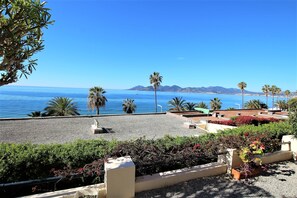 clear view on the sea since the garden