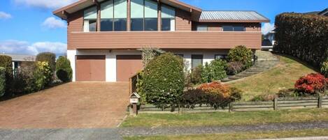 View of the house from the road