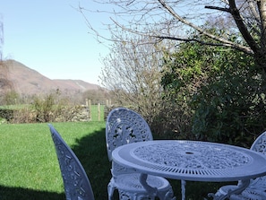 Sitting out area | Field House Lodge - Field House Cottages, Borrowdale, near Keswick