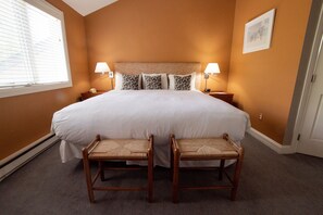 Master bedroom.  En suite bathroom with bidet toilet.